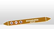 Ontvlambare vloeistoffen - Butadien sticker