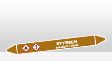 Ontvlambare vloeistoffen - Styreen sticker