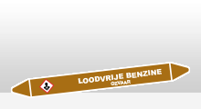 Ontvlambare vloeistoffen - Loodvrije benzine sticker