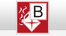 Brand pictogrammen - Brandklasse B pictogram