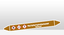 Ontvlambare vloeistoffen - Waterstofperoxide sticker