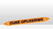 Zuren - Zure oplossing sticker