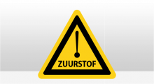 Gevarenpictogrammen - Zuurstof sticker