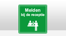 Receptie stickers - Receptie 1 groen