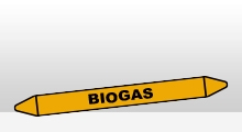 Gassen - Biogas sticker
