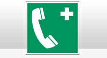 BHV Pictogrammen - Nood telefoon (E004) sticker