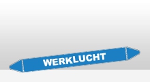 Lucht - Werklucht sticker