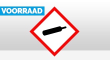 Gevaarlijke stoffen stickers - Gas onder druk (GHS04) - 10 cm