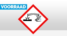 Gevaarlijke stoffen stickers - Bijtend (GHS05) sticker - 10 cm