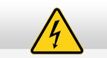 Gevarenpictogrammen - Elektriciteit gevaar stickers 10 cm