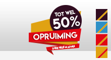 Opruiming/leegverkoop stickers - Grote opruiming sticker