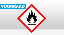 Gevaarlijke stoffen stickers - Ontvlambaar (GHS02) sticker - 10 cm