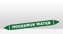 Water - Hogedruk water sticker