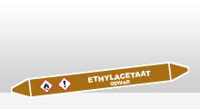 Ontvlambare vloeistoffen - Ethylacetaat sticker