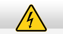 Gevarenpictogrammen - Elektriciteit pictogram sticker (W012)