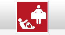 Brand pictogrammen - Blusdeken pictogram (F004)