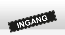 Ingang stickers - Ingang 1 zwart