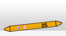 Gassen - H2 sticker