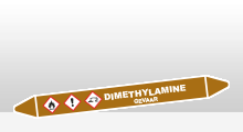 Ontvlambare vloeistoffen - Dimethylamine sticker