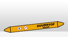 Gassen - Zuurstof sticker