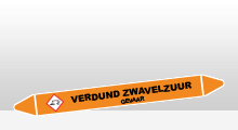 Zuren - Verdund zwavelzuur sticker