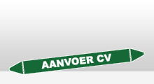 Water - Aanvoer cv sticker