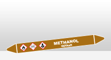 Ontvlambare vloeistoffen - Methanol sticker
