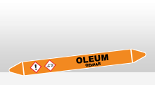 Zuren - Oleum sticker
