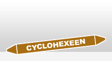 Ontvlambare vloeistoffen - Cyclohexeen sticker