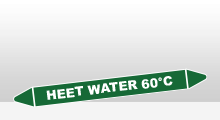 Water - Heet water 60°C sticker